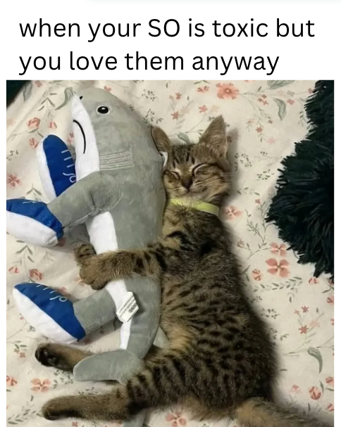 when your SO is toxic but you love them anyway