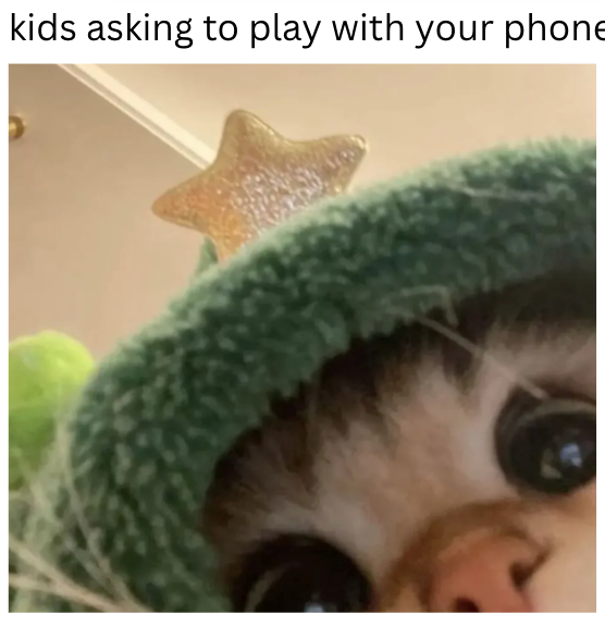kids asking to play with your phone