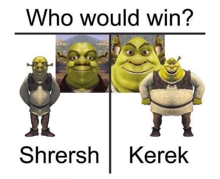 Who would win? Shrersh Kerek