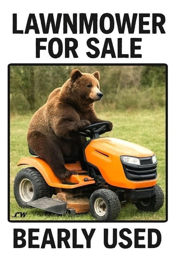 LAWNMOWER FOR SALE LW BEARLY USED