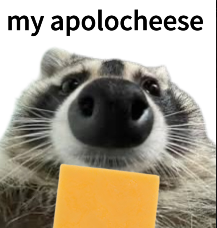 my apolocheese