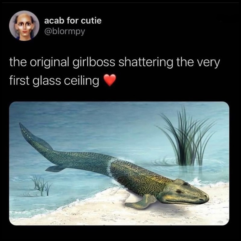 acab for cutie @blormpy the original girlboss shattering the very first glass ceiling