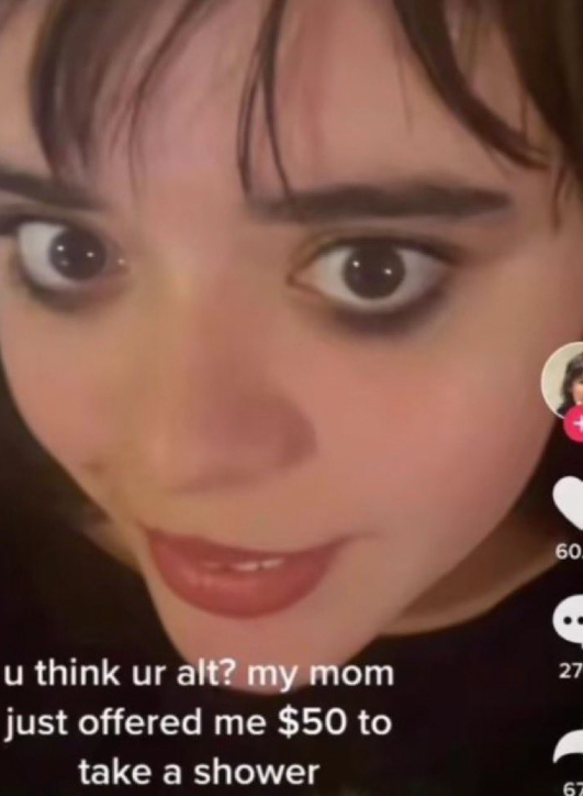 60 u think ur alt? my mom just offered me $50 to take a shower 27 67