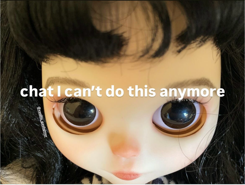 chat I can't do this anymore vanilla gaslighter