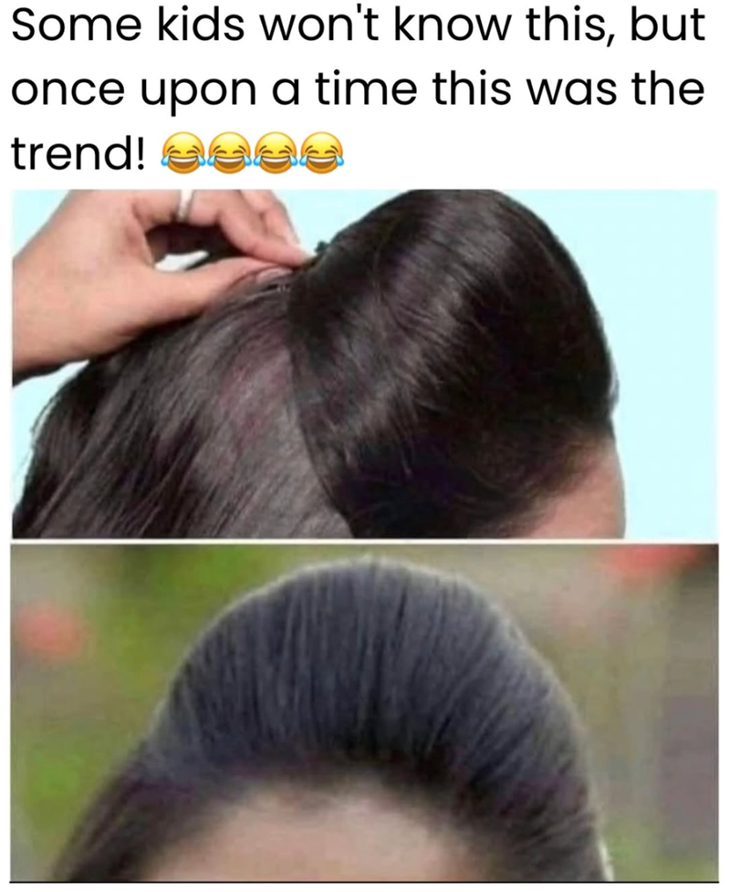 Some kids won't know this, but once upon a time this was the trend! Jess