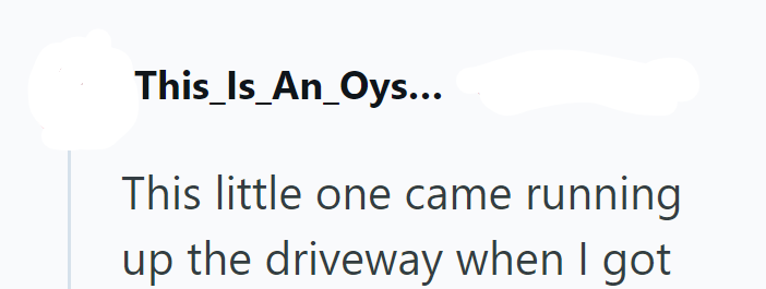 This Is An Oys... This little one came running up the driveway when I got