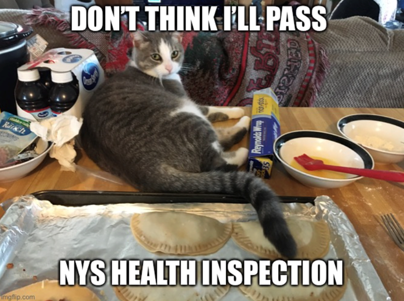 DON'T THINK I'LL PASS Ranch COMIN'S 1 YOUSHOU Reynolds Wrap SExp imgflip.com NYS HEALTH INSPECTION