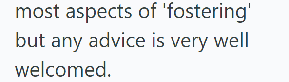 most aspects of 'fostering' but any advice is very well welcomed.