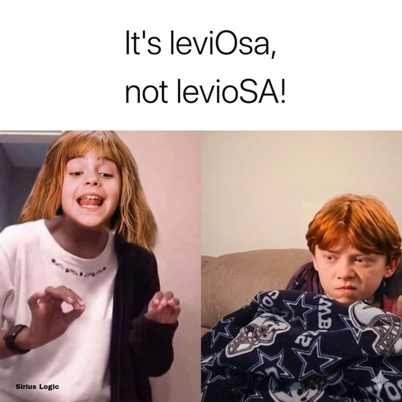 It's leviOsa, not levioSA! Sirius Logic MB