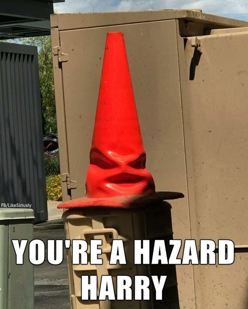 FB/LikeSiriusly G0321 YOU'RE A HAZARD- HARRY