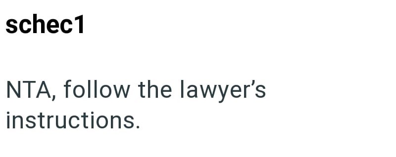 schec1 NTA, follow the lawyer's instructions.