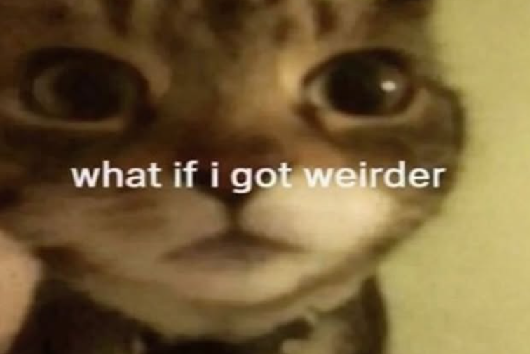 what if i got weirder
