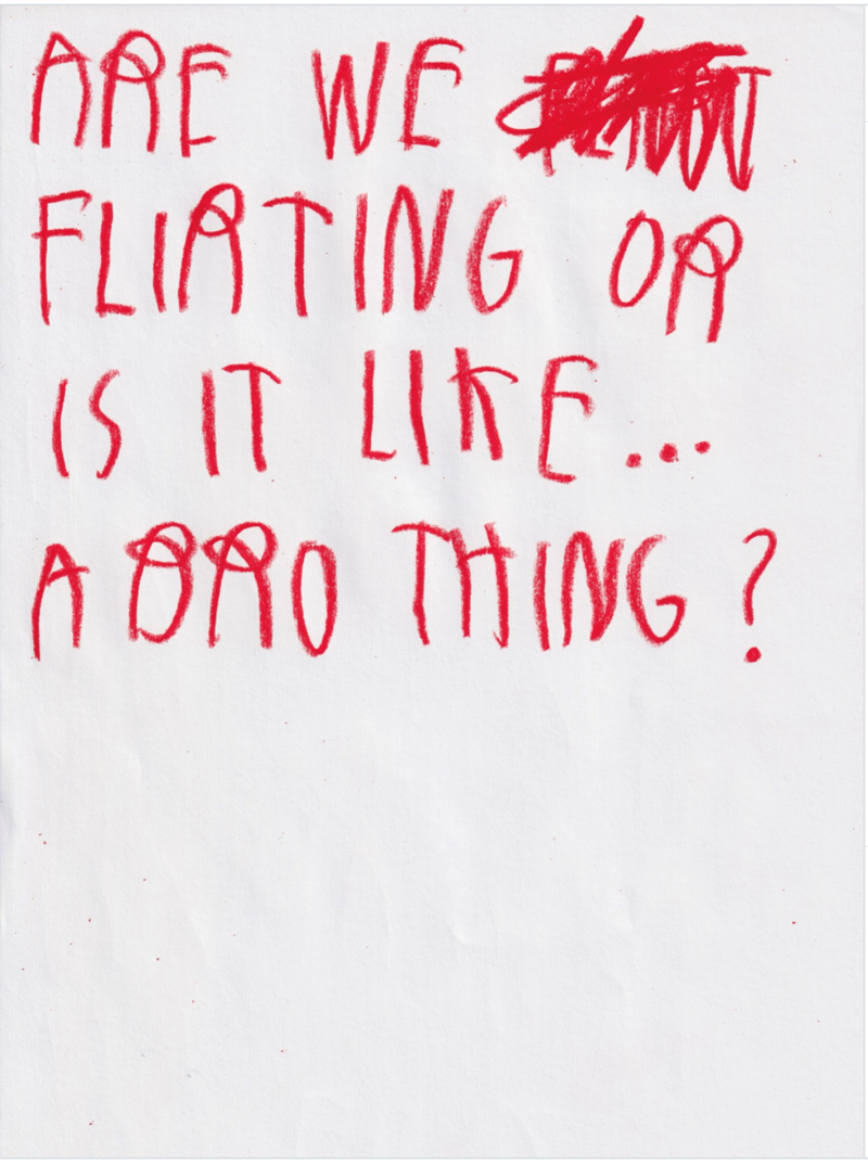 ARE WE FLIRTING OR IS IT LIKE... ABRO THING?