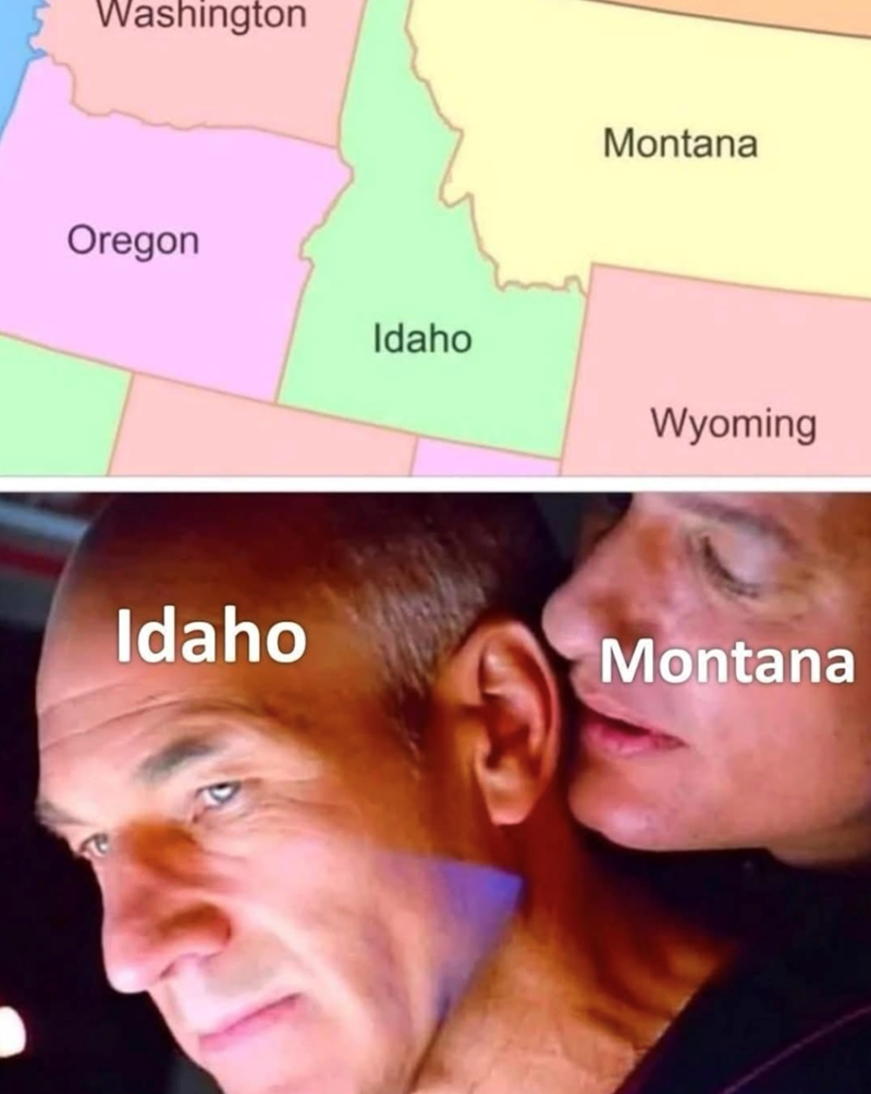 Washington Montana Oregon Idaho Wyoming Idaho Montana