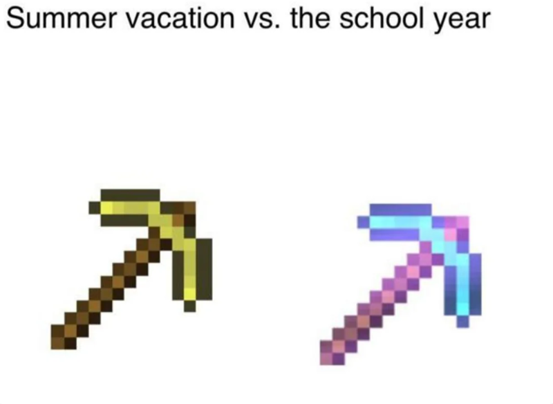 Summer vacation vs. the school year