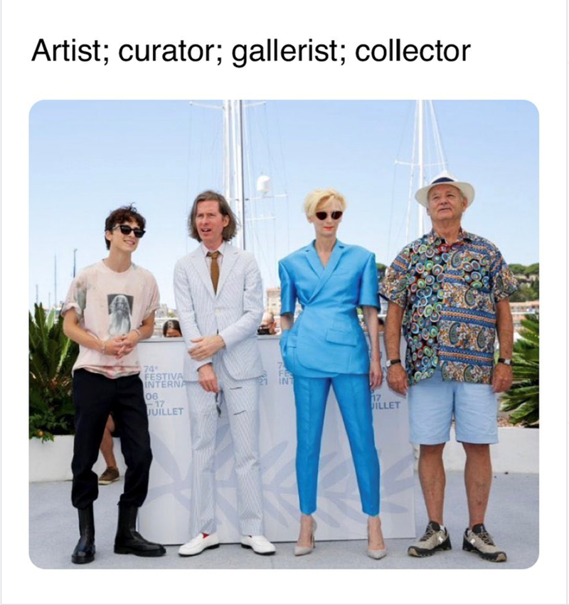 Artist; curator; gallerist; collector 74 FESTIVA INTERNA 06 17 JUILLET INT 17 ILLET