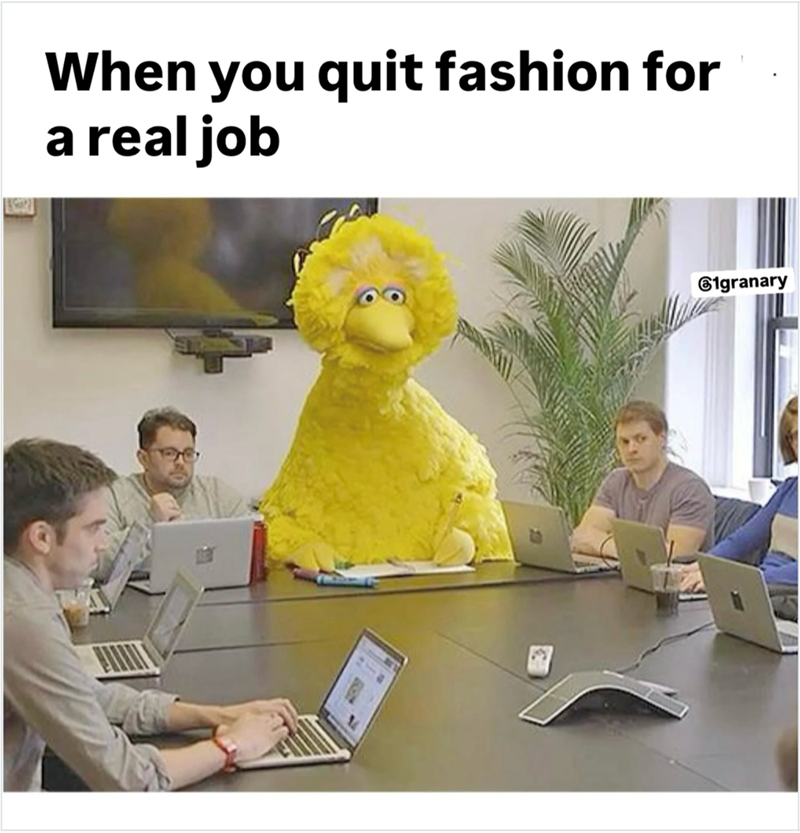 When you quit fashion for a real job 61granary