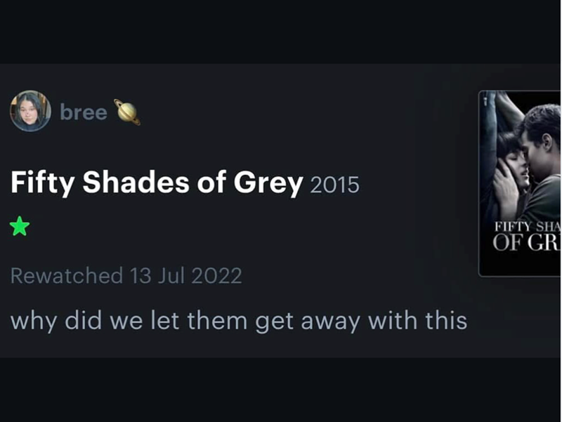 bree Fifty Shades of Grey 2015 FIFTY SHA Rewatched 13 Jul 2022 why did we let them get away with this OF GR