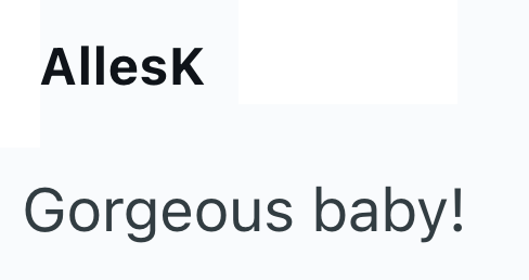 Allesk Gorgeous baby!