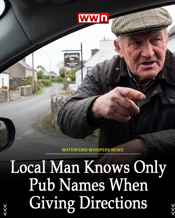 wwn Bar O O WATERFORD WHISPERS NEWS Local Man Knows Only Pub Names When Giving Directions