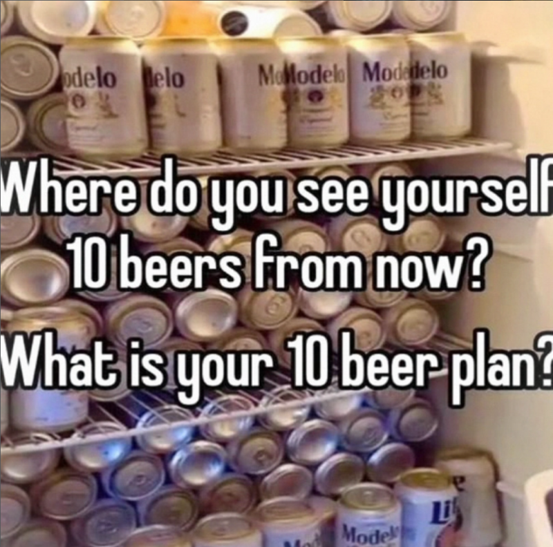 odelo elo MoModel Modedelo 2000 Where do you see yourself 10 beers from now? What is your 10 beer plan? Mode Li