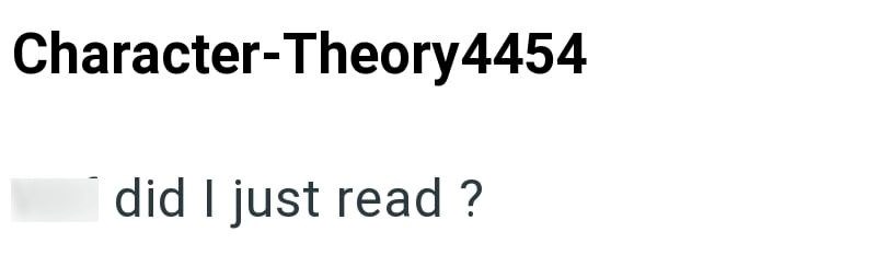 Character-Theory4454 did I just read?