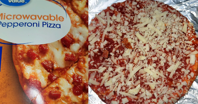 Microwavable Pepperoni Pizza del