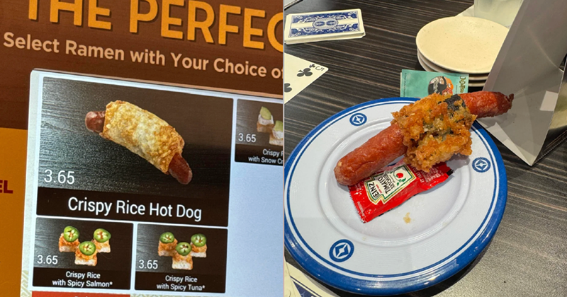 PERFEC Select Ramen with Your Choice of 3.65 EL Crispy Rice Hot Dog 3.65 Crispy Rice with Spicy Salmon* 3.65 Crispy Rice with Spicy Tuna 3.65 Crispy with Snow Cr