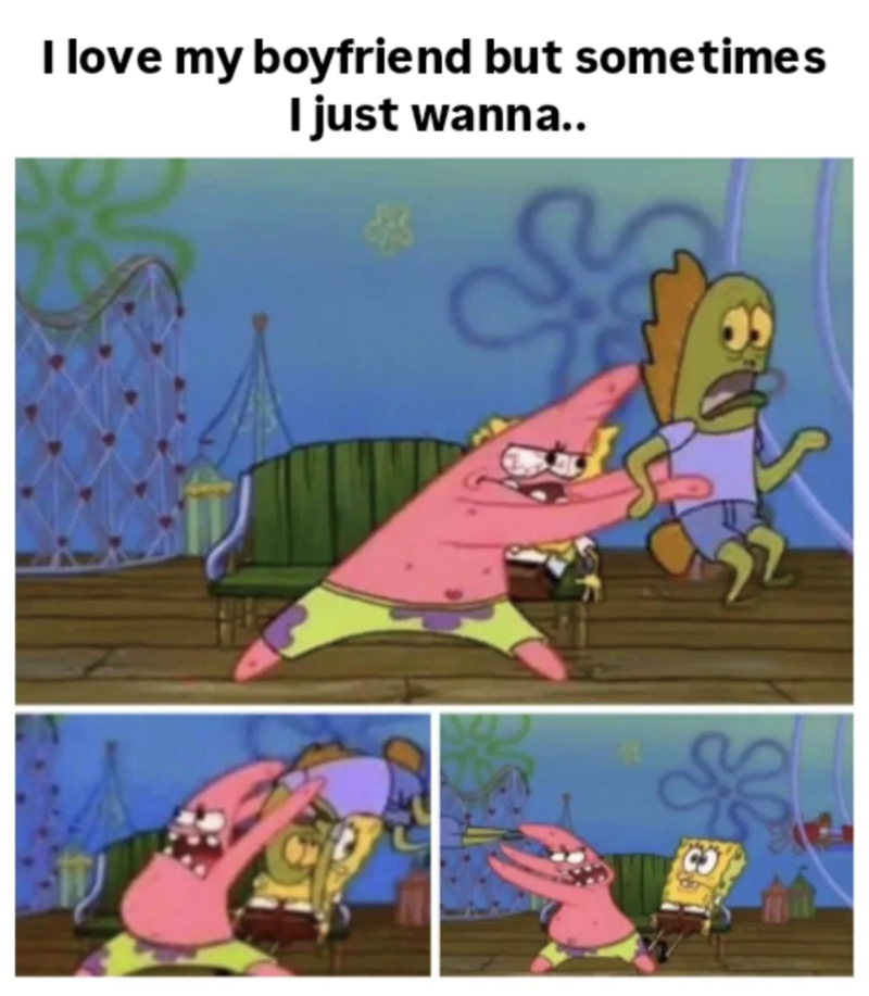 I love my boyfriend but sometimes I just wanna.. 奶