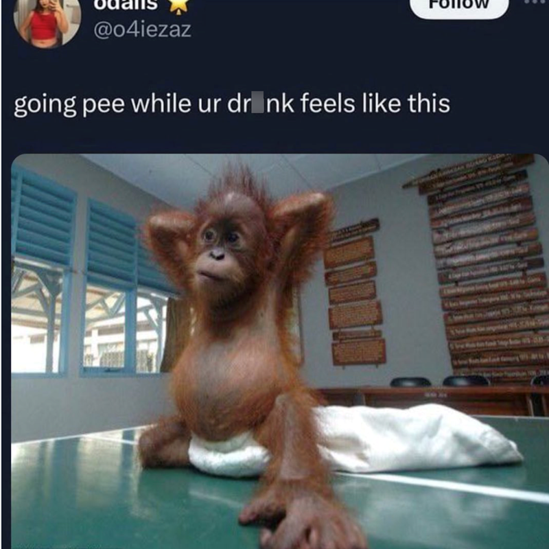 @o4iezaz going pee while ur drink feels like this GIANG KOPR-