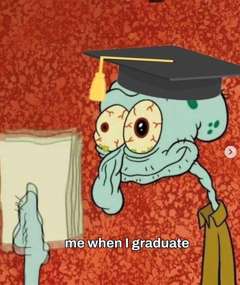me when I graduate