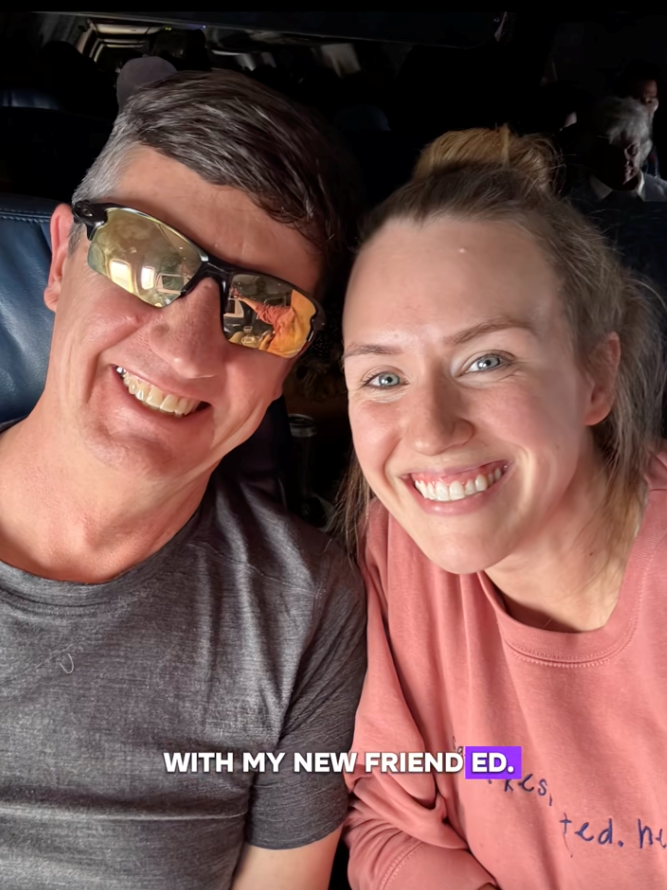 Influencer comes to the aid of a blind man and his service dog on a flight after getting harassed by a family with an untrained dog, helps him go viral: ‘Literally, the coolest guy ever!’