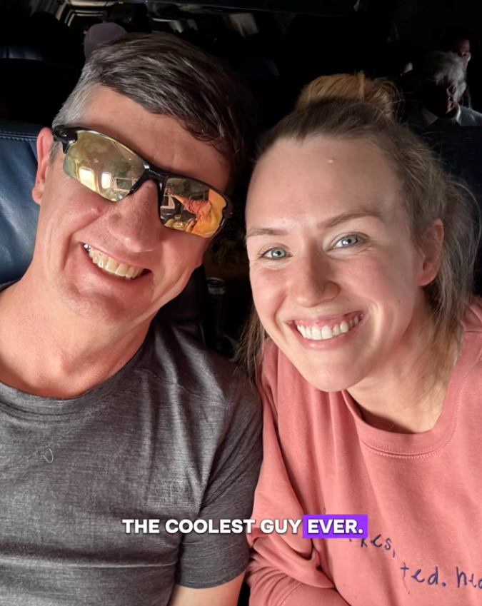 Influencer comes to the aid of a blind man and his service dog on a flight after getting harassed by a family with an untrained dog, helps him go viral: ‘Literally, the coolest guy ever!’