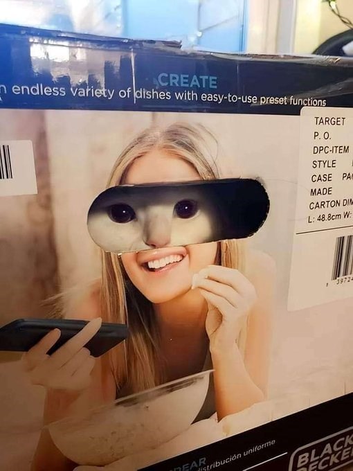 M CREATE endless variety of dishes with easy-to-use preset functions TARGET P.O. DPC-ITEM STYLE CASE PAC MADE CARTON DIM L: 48.8cm W: 39724 IDEAR istribución uniforme BLACK FCKE