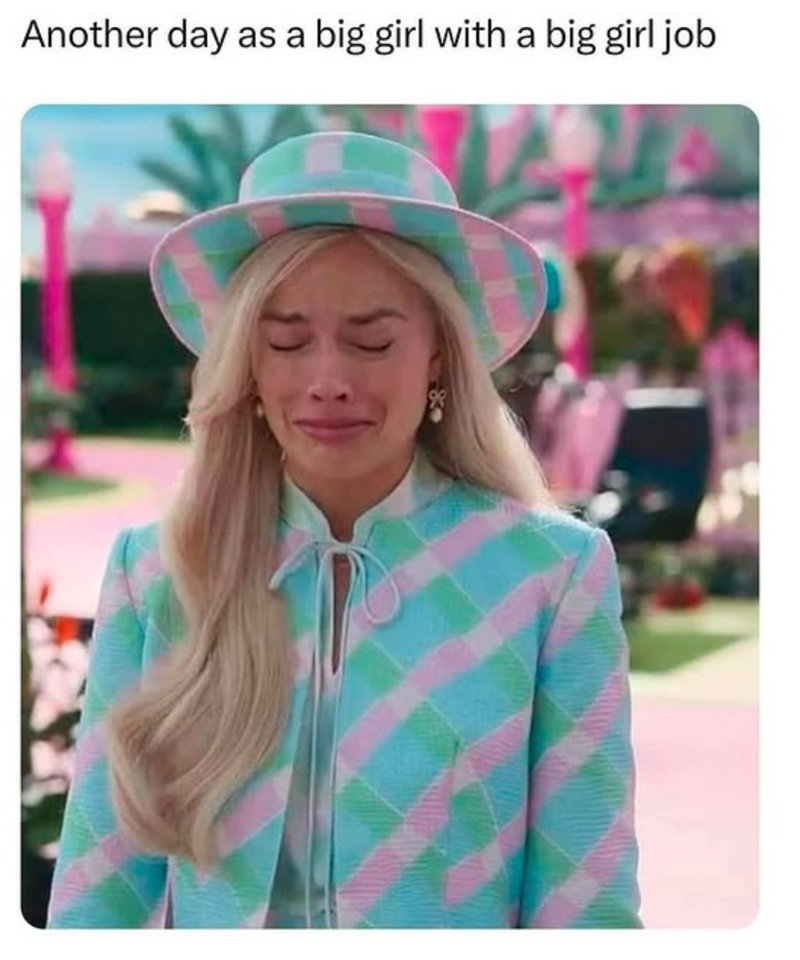 Another day as a big girl with a big girl job