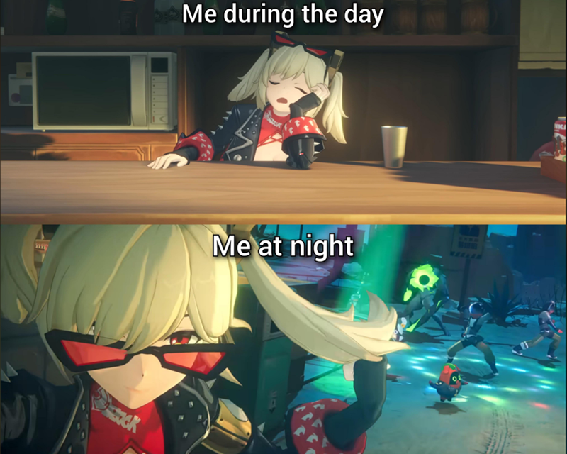 Me during the day 1116 Me at night exna WEEKER