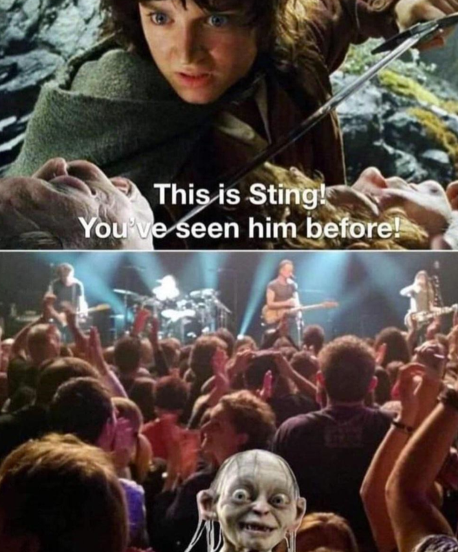 This is Sting! You've seen him before!