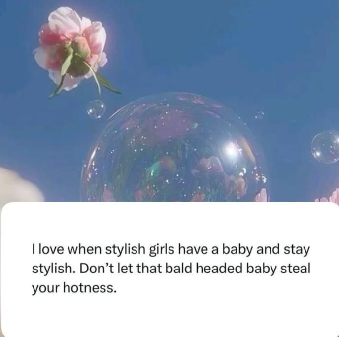 I love when stylish girls have a baby and stay stylish. Don't let that bald headed baby steal your hotness.