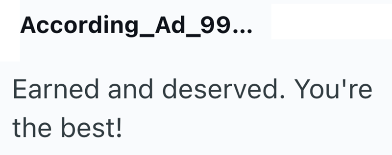 According_Ad_99... Earned and deserved. You're the best!