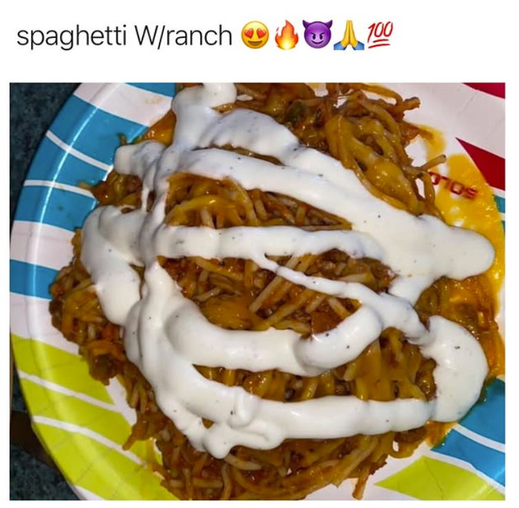 spaghetti W/ranch 100