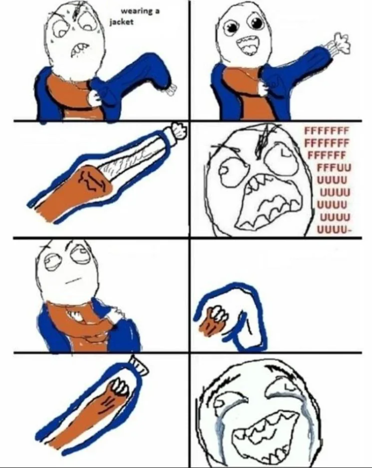 wearing a jacket FFFFFFF FFFFFFF FFFFFF FFFUU บบบบ บบบบ บบบบ บบบบ UUUU-