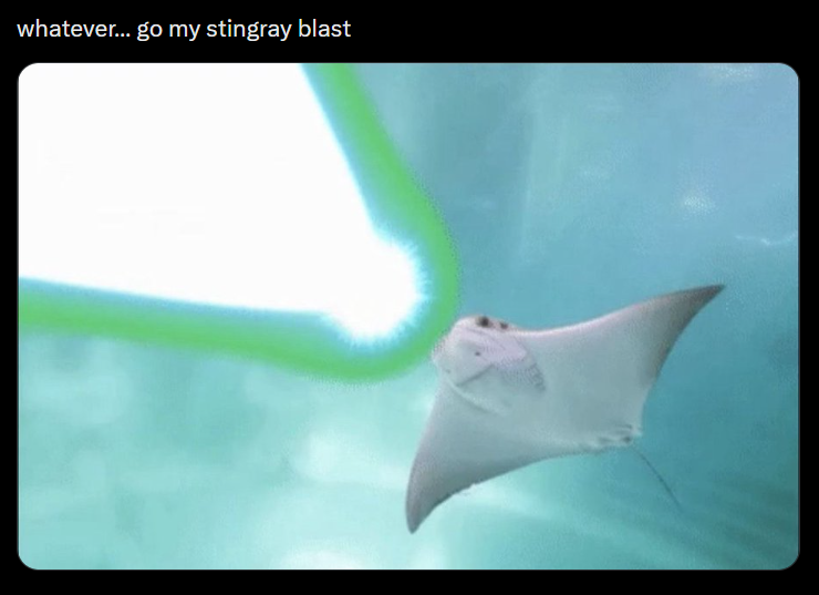 whatever... go my stingray blast