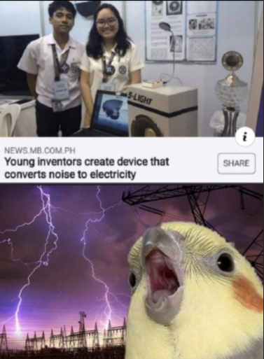 S-LIGHT NEWS.MB.COM.PH Young inventors create device that converts noise to electricity SHARE