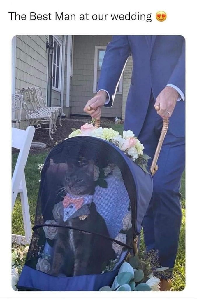 The Best Man at our wedding