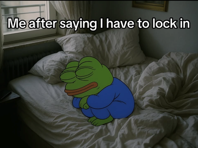 Me after saying I have to lock in