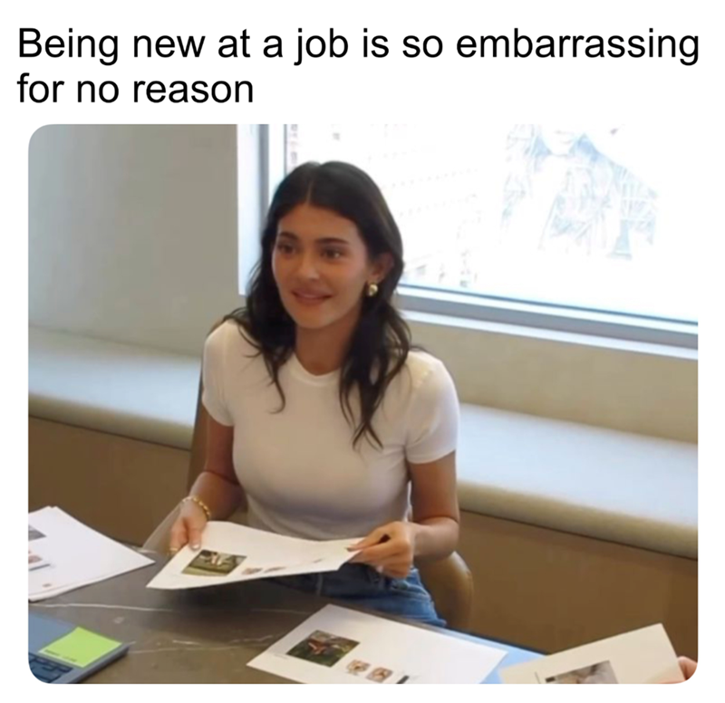 Being new at a job is so embarrassing for no reason 481