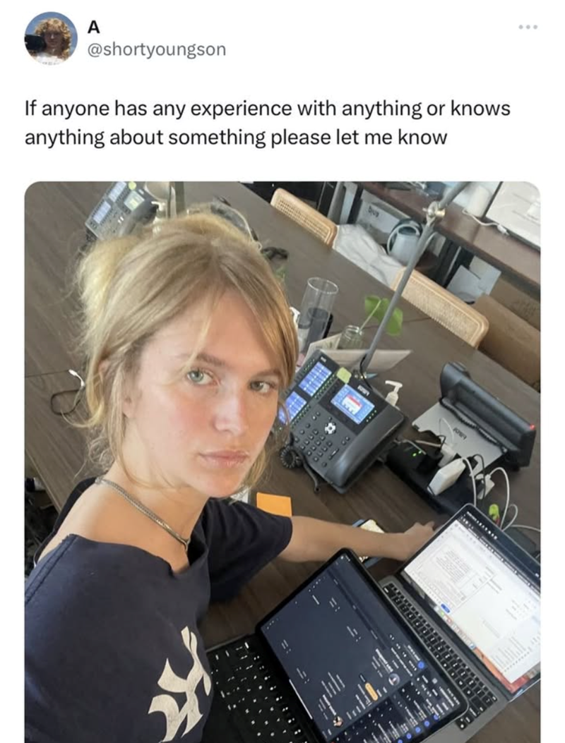 A @shortyoungson If anyone has any experience with anything or knows anything about something please let me know QUE 119