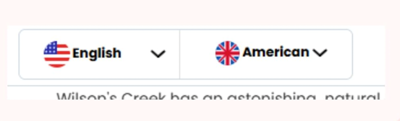 English American ✓ Wilson's Crook has an astonishing natural