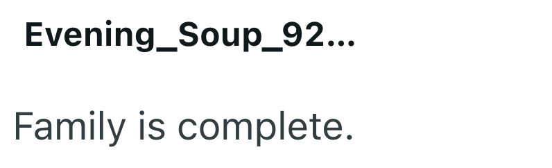 Evening_Soup_92... Family is complete.