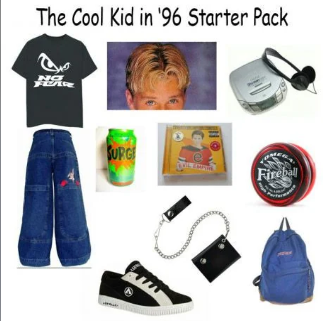The Cool Kid in '96 Starter Pack 060 NO FLAR SURGE VIL EMPIRE Fireball